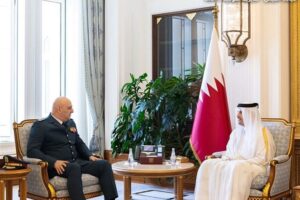 وزير الخارجية القطري أكد لقائد الجيش دعم بلاده للمؤسسة العسكرية!