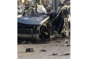 بالفيديو – لحظة استهداف سيارة الشهيد شرحبيل