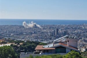 بالفيديو- غارة عنيفة استهدفت منطقة الغبيري في الضاحية الجنوبية!