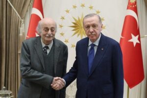 اردوغان يلتقي وليد جنبلاط في أنقرة