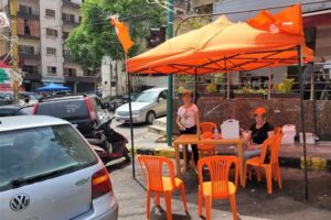 من الأجواء الإنتخابية في كرم الزيتون في الأشرفية(صورة)