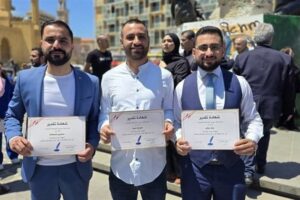 تكريم من نقابة المحررين في عيد شهداء الصحافة… ومن بينهم زملاء في الOTV