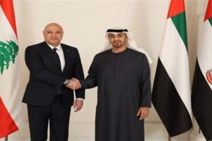 الرئيس عون من الإمارات: السماح بسفر المواطنين بعد اتخاذ الإجراءات اللازمة لتسهيل حركة التنقل  بين البلدين والتعبير عن التطلع الى رفع مستوى التمثيل الدبلوماسي