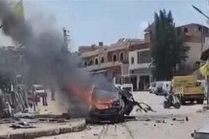 طائرة مسيّرة إسرائيلية تستهدف مجددًا بلدة ميس الجبل!