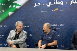باسيل استقبل رئيس بلدية بسكنتا في المقر العام للتّيار (بعدسة الزميل جورج الفغالي)