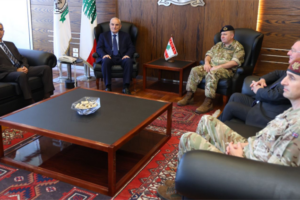 وزير الدفاع بحث مع وفد بريطاني في آلية تطبيق الـ1701