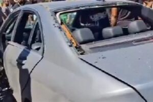 بالفيديو- استهداف سيارة في بنت جبيل!
