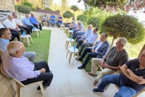 إتحاد بلديات الدريب الغربي يستقبل المهنئين