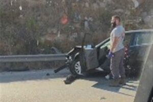 بالفيديو- حادث سير “مرّوع” على طريق صيدا باتجاه بيروت!
