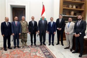 رئيس الجمهورية ترأس الاجتماع الأول للجنة المكلّفة بالتفاوض مع الجانب القبرصي