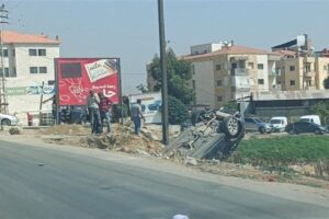 بالصورة- حادث “مروّع” على أوتوستراد زحلة.. هذا ما حصل!