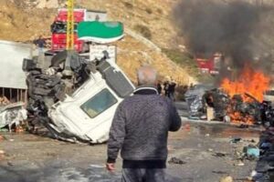 بالصورة- حادث “مروّع”.. ومقتل شخصين!