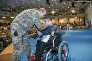 بحضور قائد الجيش.. جورجيو هوا يلقي كلمة