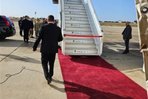 صورة للمدرج قبيل وصول البابا لاوون