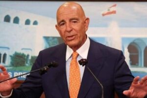 براك يبدي قلقا بالغا من خطر عودة الحرب في لبنان