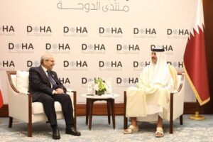أمير دولة قطر التقى سلام وأعلن حزمة جديدة من مشاريع الدعم المخصّصة للبنان