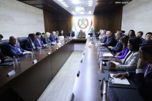 العماد هيكل عرض مع وفد من سفراء الدول تطبيق المرحلة الأولى من خطته في جنوب الليطاني