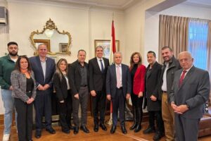 درغام يزور السفارة اللبنانية في كندا على رأس وفد لتهنئة السفير بشير طوق