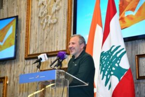 باسيل لشباب بعبدا في “التيار”: حضورنا قوي لدى الشباب على الرغم من حملات “التنمّر” وهدفنا دولة تحفظ الإنسان اللبناني