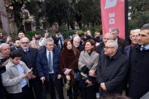 بالصور – ندى بستاني شاركت بافتتاح حديقة ارز لبنان في مدينة تولوز الفرنسية