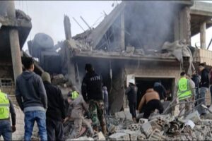 بالصورة – استهداف إسرائيلي في سحمر!