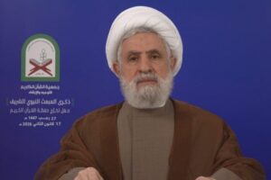 الشيخ قاسم: لبنان لن يكون بلا مقاومة وليس من العقل ان نعطي إسرائيل وان نقدم تنازلات بلا ثمن