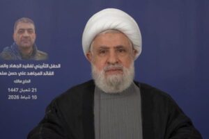 قاسم : يهمنا ان تبقى “إسرائيل” بلا حدود وبلا استقرار