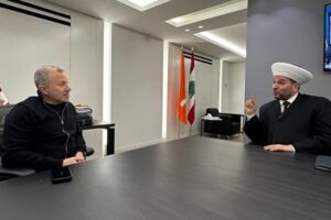 باسيل استقبل الشيخ فايز سيف وتسلّم دعوة للمشاركة في حفل الإفطار الرمضاني الذي تقيمه دار الفتوى